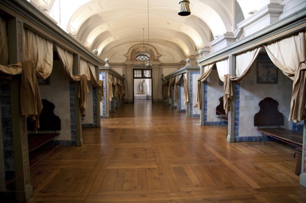 Monks cells in the monastery of Mafra National Place (Palacio de Mafra), Mafra, Portugal, 2009. Artist: Samuel Magal