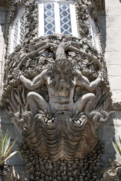 A gargoyle in Pena National Palace, Sintra, Portugal, 2009. Artist: Samuel Magal