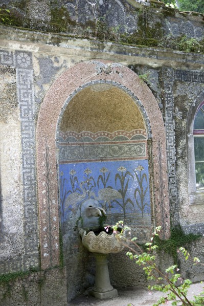 A fountain in Regaleira Palace, Sintra, Portugal., 2009. Artist: Samuel Magal