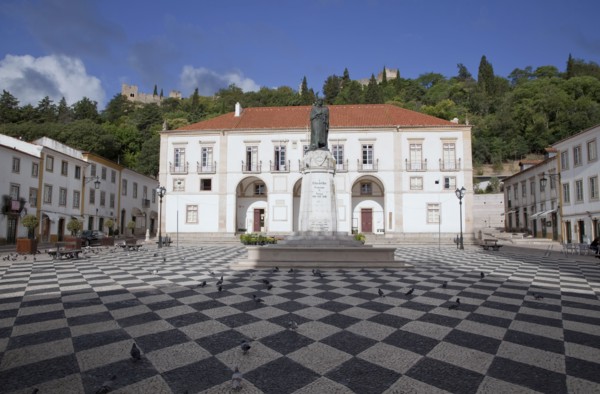 Statue of Gualdim Pais, Tomar, Portugal, 2009. Artist: Samuel Magal
