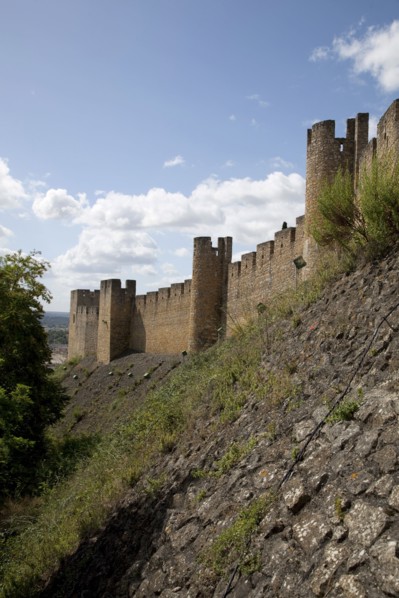 The moat of the castle of the Knights Templar of Tomar, Tomar, Portugal, 2009. Artist: Samuel Magal