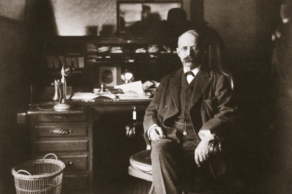 EH Harriman, American railway executive, 1901. Artist: Unknown