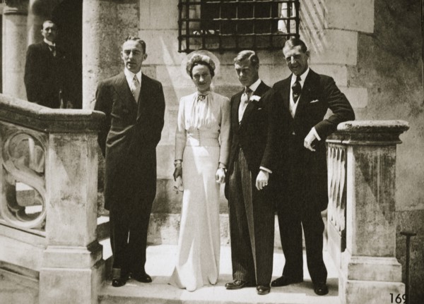 The wedding party at the marriage of the Duchess and Duke of Windsor, France, 3 June 1937. Artist: Unknown