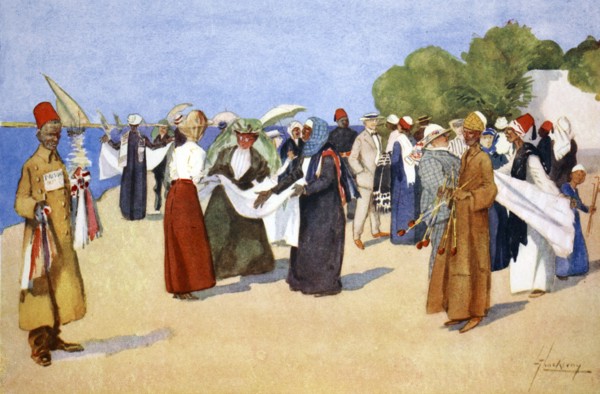 'Bargain Hunting', 1908.  Artist: Lance Thackeray