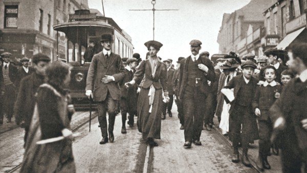 Lady Constance Lytton, British suffragette, Newcastle, 9 October 1909. Artist: Unknown