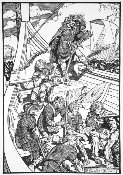 Harald Fairhair, King of Norway, 9th or 10th century (1913). Artist: Morris Meredith Williams