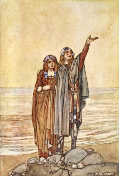 'Follow me now to the Hill of Allen', c1910.  Artist: Stephen Reid
