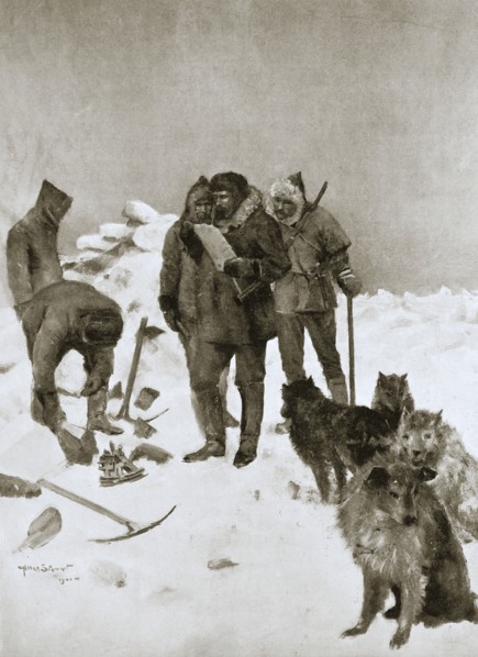 Captain McClintock's search for missing Arctic explorer Sir John Franklin, 6 May 1859 (1901). Artist: Unknown