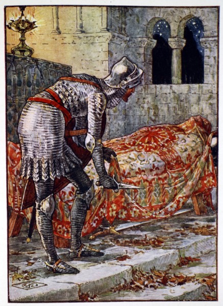 'Sir Lancelot in the Chapel Perilous', 1911. Artist: Unknown