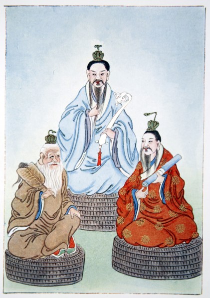 The Taoist Triad, 1922. Artist: Unknown