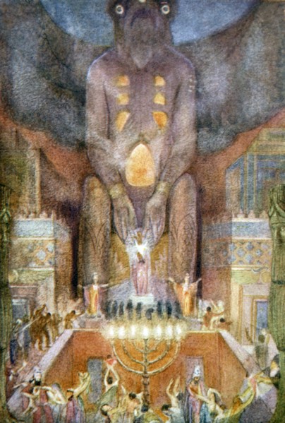 'Sacrificing to Bel', 1916.  Artist: Evelyn Paul