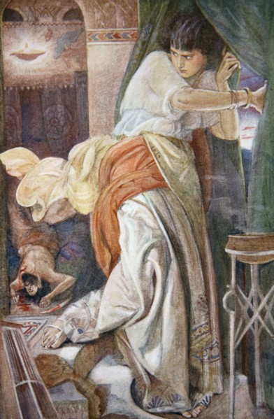 'The Murder of Setapo', 1916.  Artist: Evelyn Paul