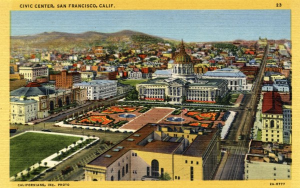 Civic Center, San Francisco, California, USA, 1932. Artist: Unknown