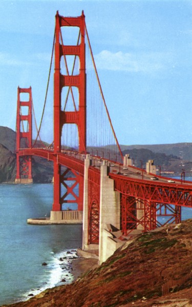 Golden Gate Bridge, San Francisco, California, USA, 1957. Artist: Unknown