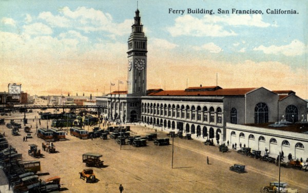 Ferry Building, San Francisco, California, USA, c1922(?). Artist: Unknown
