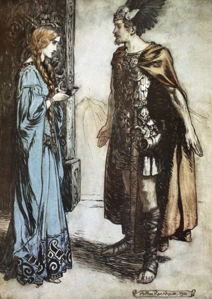 Illustration from Siegfried and the Twilight of the Gods, 1924.  Artist: Arthur Rackham