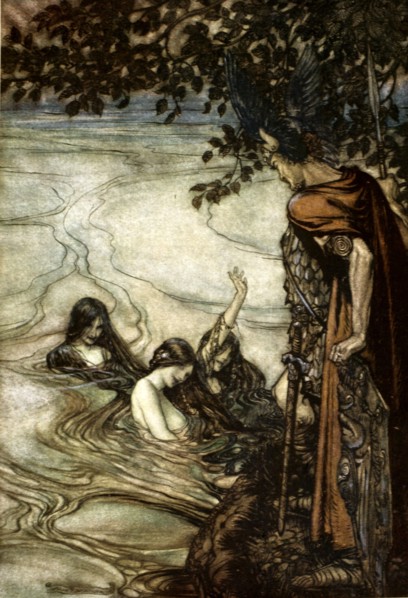 'Illustration from Siegfried and the Twilight of the Gods, 1924.  Artist: Arthur Rackham