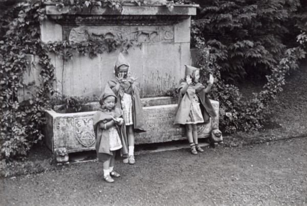 Princesses Desiree, Margaretha and Birgitta of Sweden, 1942. Artist: Karl Sandels