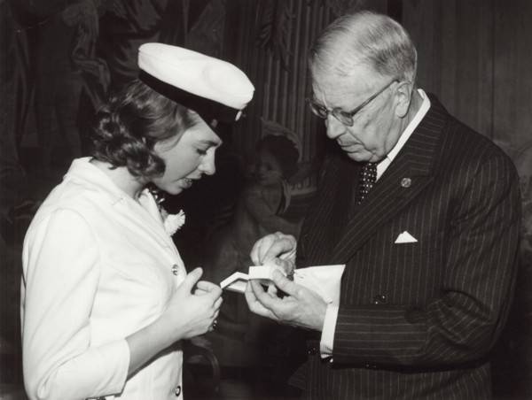 Princess Christina of Sweden celebrates passing her A-levels, 1963. Artist: Unknown
