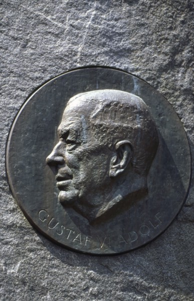 King Gustaf VI Adolf of Sweden, 1973. Artist: Per Eliasson