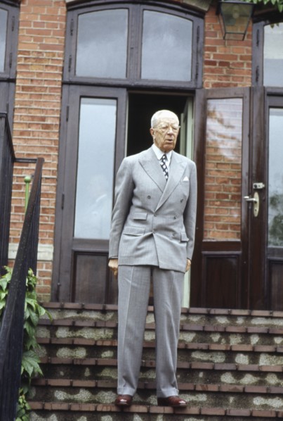 King Gustaf VI Adolf of Sweden at his summer residence, Sofiero Castle, Scania, 1972. Artist: Unknown