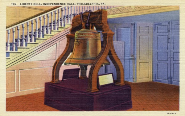 Liberty Bell, Independence Hall, Philadelphia, Pennsylvania, USA, 1933. Artist: Unknown