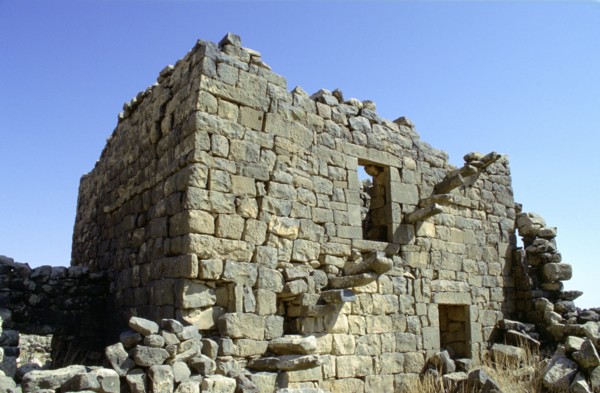 Ruined building, Umm el-Jimal, Jordan.