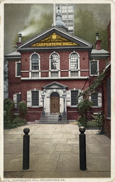 Carpenters' Hall, Philadelphia, Pennsylvania, USA, 1901. Artist: Unknown
