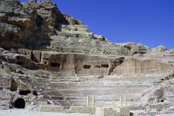 Roman theatre, Petra, Jordan.