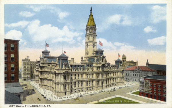 City Hall, Philadelphia, Pennsylvania, USA, 1914. Artist: Unknown