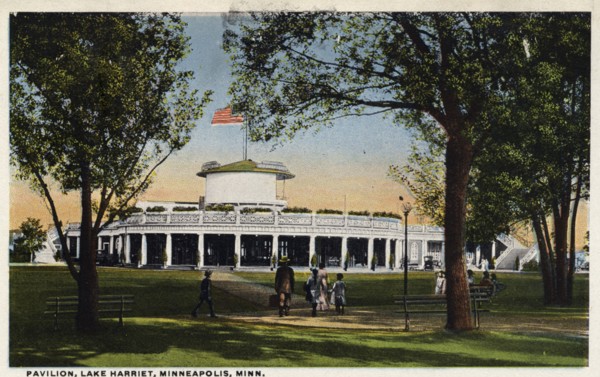 Pavilion, Lake Harriet, Minneapolis, Minnesota, USA, 1915. Artist: Unknown