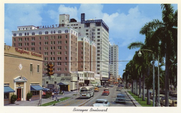 Biscayne Boulevard, Miami, Florida, USA, 1958. Artist: Unknown