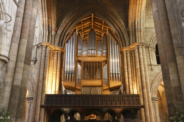 Organ, Hexham Abbey, Northumberland, 2010. Creator: Peter Thompson.