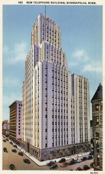 The Northwestern Bell Telephone Building, Minneapolis, Minnesota, USA, 1933. Artist: Unknown