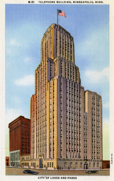 The Northwestern Bell Telephone Building, Minneapolis, Minnesota, USA, 1933. Artist: Unknown