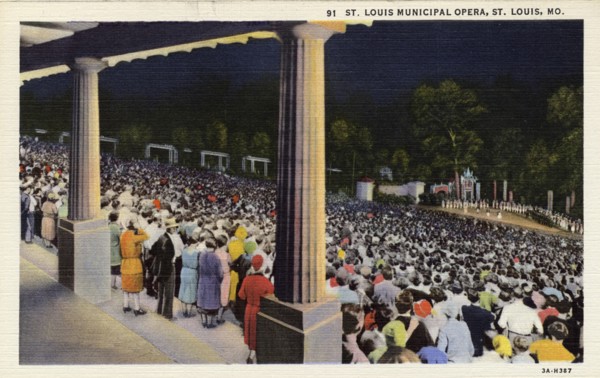 St Louis Municipal Opera, St Louis, Missouri, USA, 1940. Artist: Unknown