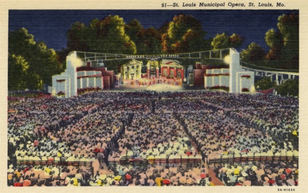 St Louis Municipal Opera, St Louis, Missouri, USA, 1935. Artist: Unknown