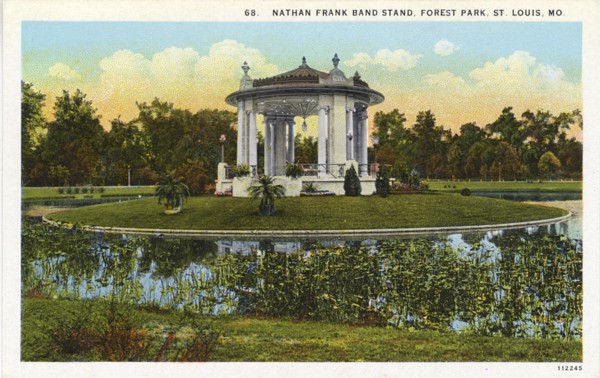Nathan Frank Band Stand in Forest Park, St Louis, Missouri, USA, 1926. Artist: Unknown