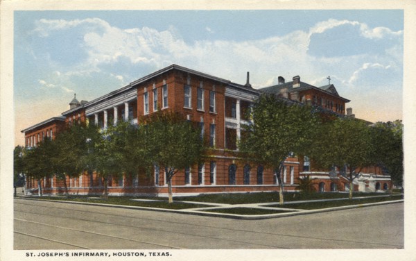 St Joseph's Infirmary, Houston, Texas, USA, 1918. Artist: Unknown