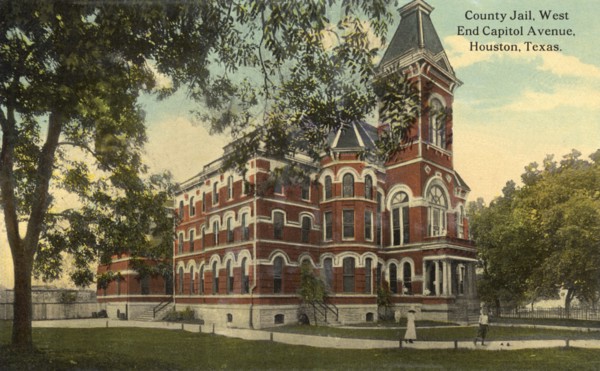 Harris County Jail, Houston, Texas, USA, 1911. Artist: Unknown