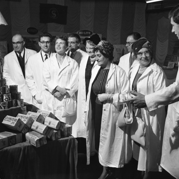 Local dignitaries during an open day at Spillers Foods in Gainsborough, Lincolnshire, 1962.  Artist: Michael Walters