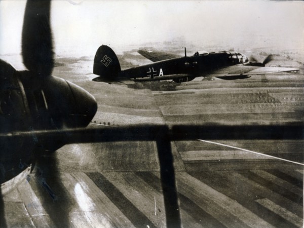 German aircraft on a reconnaissance mission, 1942. Artist: Unknown