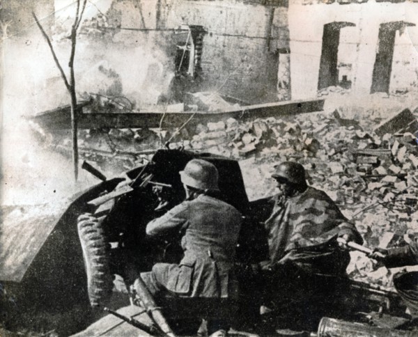 The battle for Stalingrad, 1942. Artist: Unknown