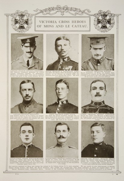 Victoria Cross Heroes of Mons and Le Cateau, c1914-1919.