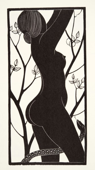 Eve, 1926, (wood engraving).