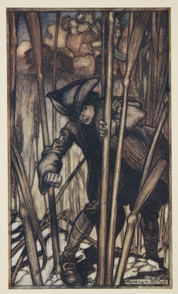Gulliver is Struck with Fear at First Sight of The Brobdingnagian Reapers, 1909.
