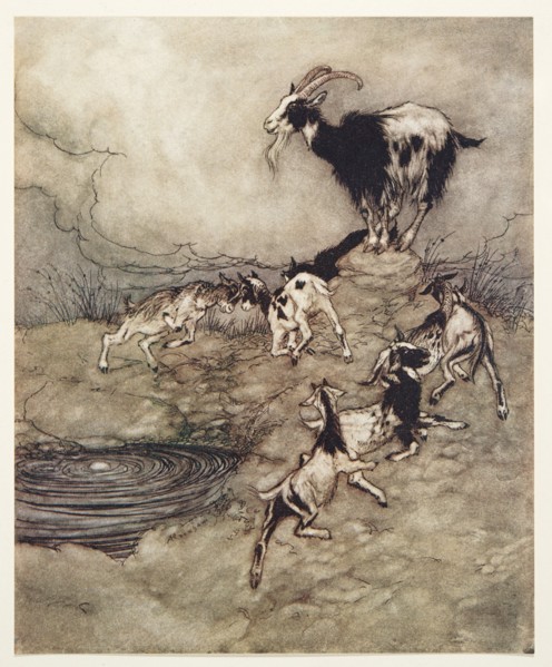 The Wolf and the Seven Kids, 1909.