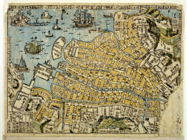 Map of Nagasaki, c1801.