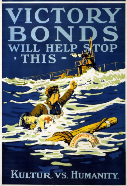 Victory Bonds will help stop this. Kultur vs. Humanity, 1918.