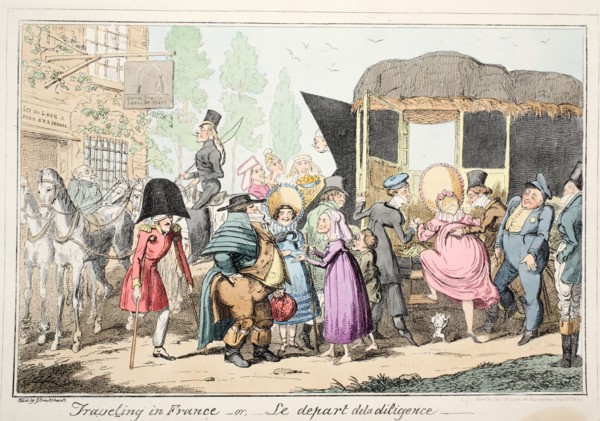 Traveling in France or Le Depart de la diligence, 1835.